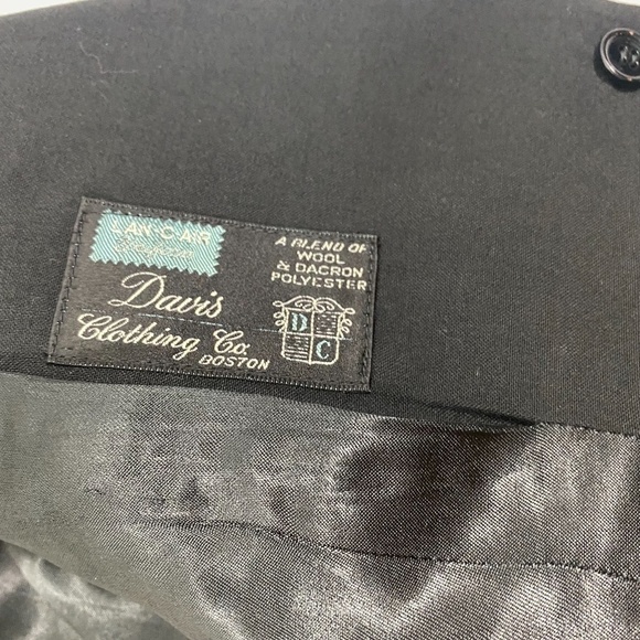 Davis Clothing Co Boston Vintage Military Style Wool Open Jacket - Picture 3 of 7